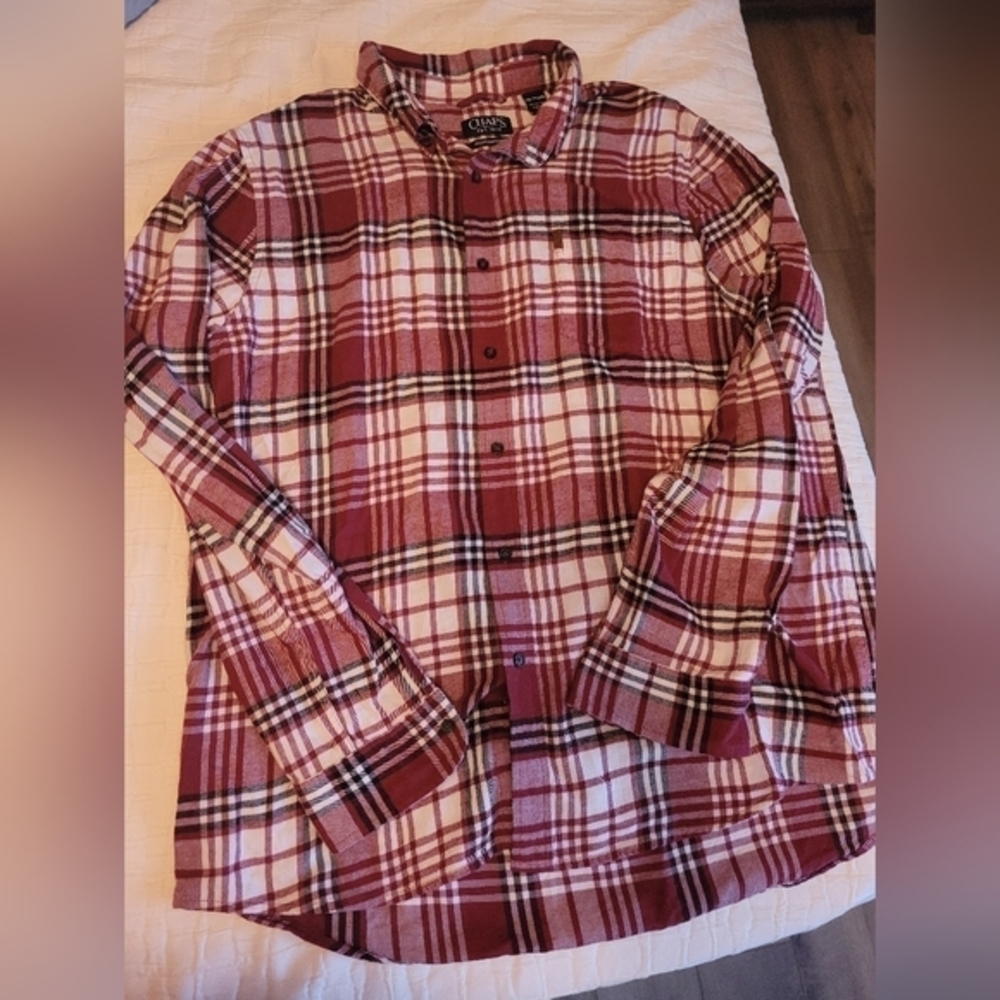 Chaps Flannel Buttondown‎ Shirt